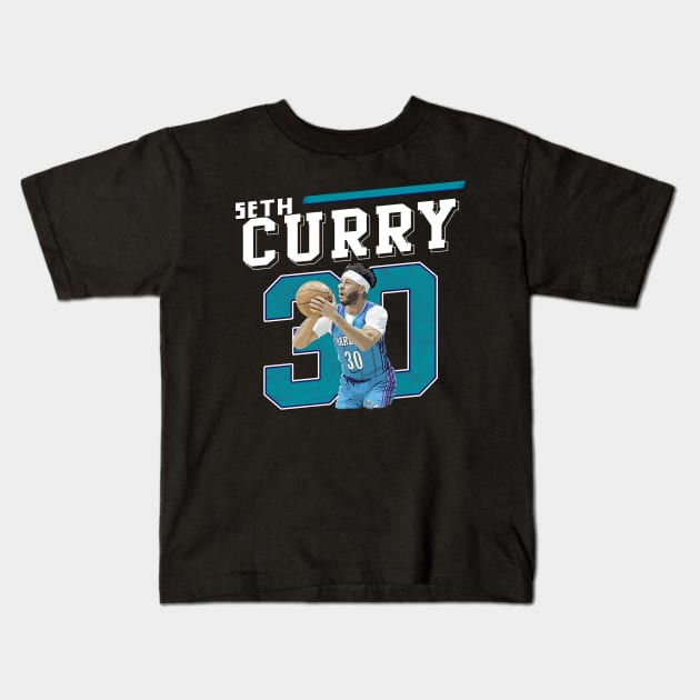 Seth Curry Kids T-Shirt by WYATB Art